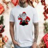 Caterpillar S Santa Claus Hat Beer Funny Christmas Tee Shirt