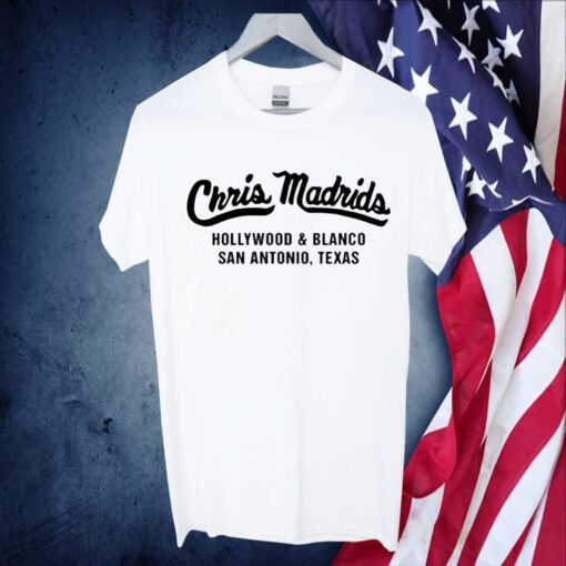 Chris Madrids Hollywood And Blanco San Antonio Texas Tee Shirt