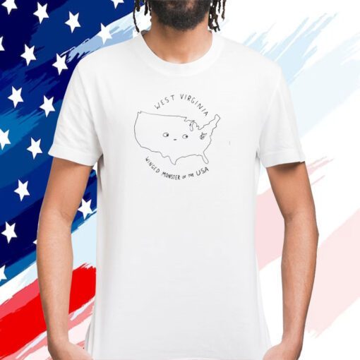 West Virginia Winged Monster Of The Usa Official T-Shirt