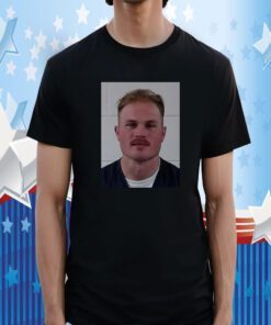 Zach Bryan Mugshot Craig County Jail Tee Shirt