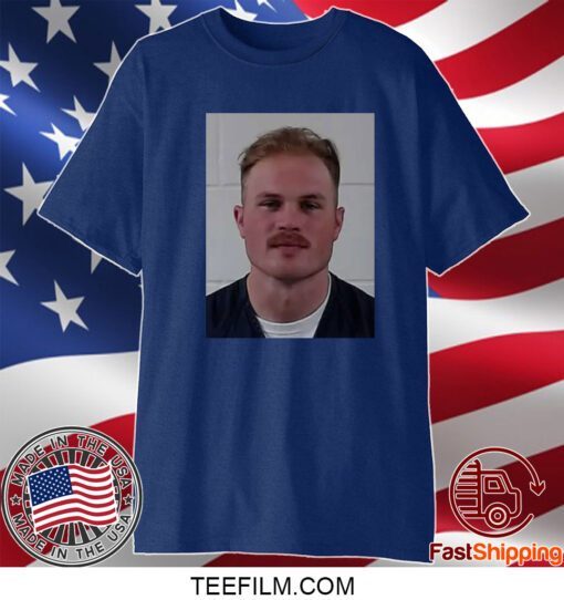 Zach Bryan Mugshot Shirt In Zach We Trust