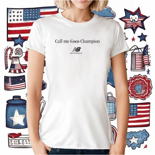 Cori Gauff Call Me Coco US Open Shirt