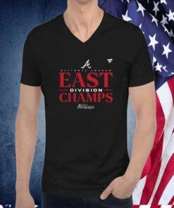 Atlanta Braves National League East Division Champions 2023 Postseason Tee Shirt