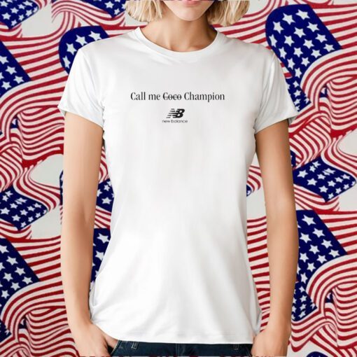 Coco Gauff Cori Gauff Call Me Coco US Open Champions T-Shirt