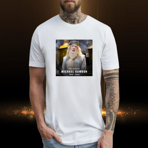 Rest In Peace Michael Gambon 1940-2023 T-Shirt