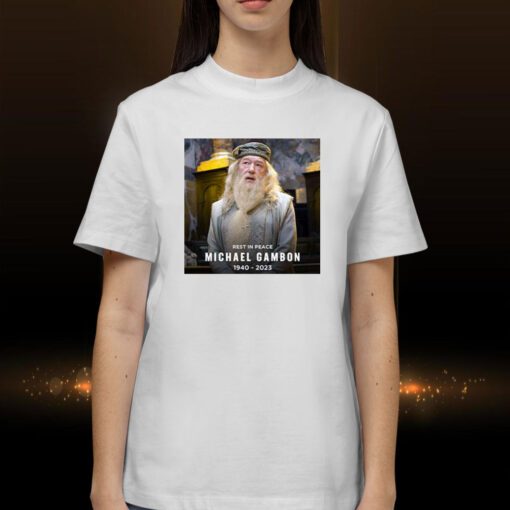 Rest In Peace Michael Gambon 1940-2023 T-Shirt