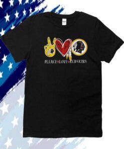 Pleace Love Redskins Washington Redskins Shirts