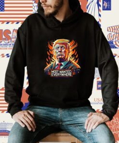 President Trump 2024: The Most Wanted Everywhere Funny Tee Shirt