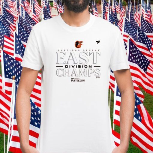 Baltimore Orioles 2023 Al East Division Champions Locker Room Tee Shirt