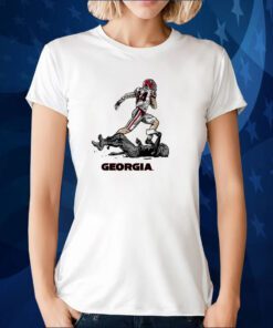 Georgia Football Ladd Mcconkey Superstar Pose 2023 Shirt