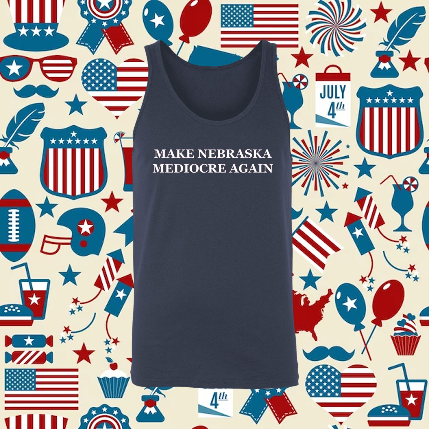 Dave Portnoy Make Nebraska Mediocre Again T-Shirt