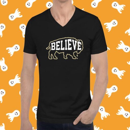 Believe Buffalo Boulder College Football T-Shirt