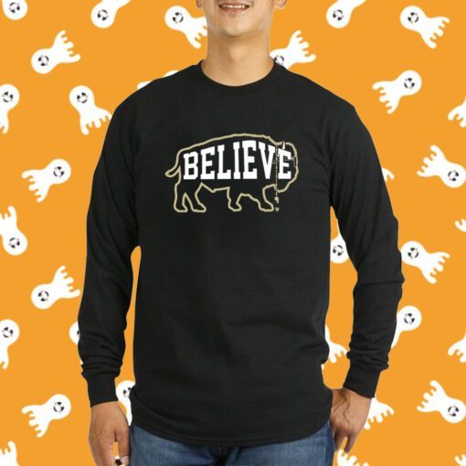 Believe Buffalo Boulder College Football T-Shirt