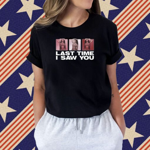 Last Time I Saw You Ltisy Tile Tee Shirt