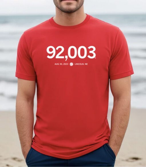 On August 30th, 2023 92,003 Volleyball Tee Shirt