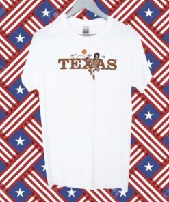 Texas Cowgirl Football Tee Shirt