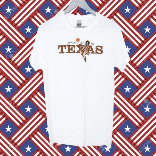 Texas Cowgirl Football Tee Shirt