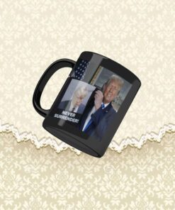 Shows Donald Trump Off Trump Mugshot Never Surrender Mugs