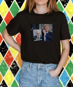 Donald Trump Shows Off Trump Mugshot Never Surrender Women’s Heritage Cropped T-Shirt