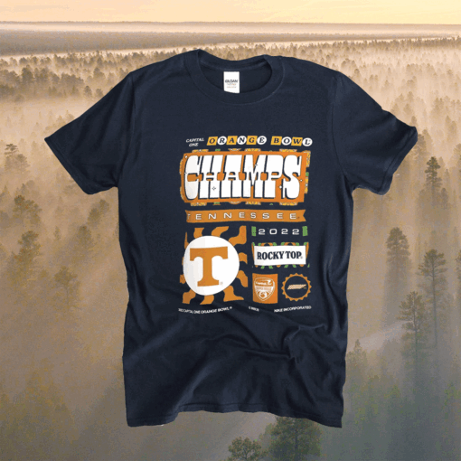 Tennessee Volunteers 2022 Orange Bowl Champions Locker Room Shirt