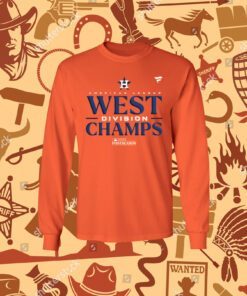 Houston Astros Fanatics Authentic 2023 AL West Division Champions Long Sleeve