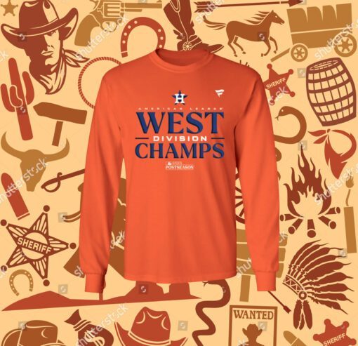 Houston Astros Fanatics Authentic 2023 AL West Division Champions Long Sleeve