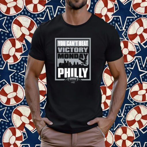 Victory Monday – You Can’t Beat Philly, Philadelphia Football T-Shirt