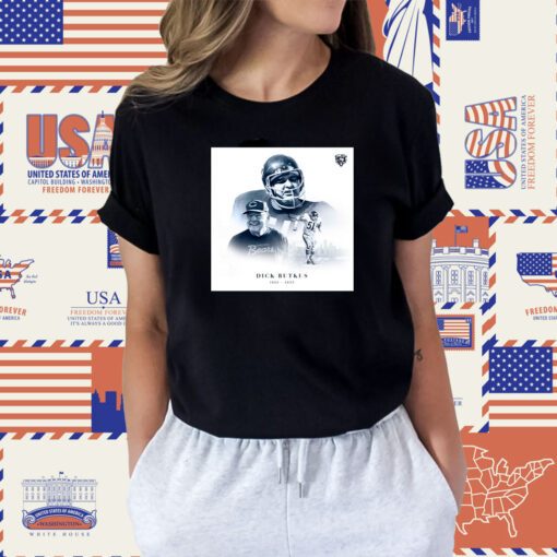 Rip Dick Butkus 1942-2023 Chicago Bear T Shirt