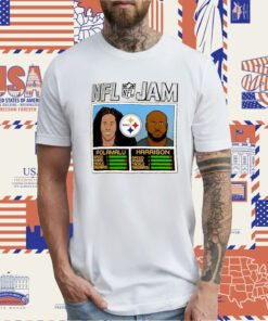 Troy Polamalu James Harrison Pittsburgh Steelers Homage Nfl Jam Retired Shirts