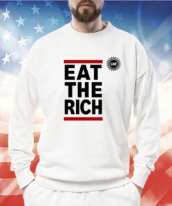 Uaw President Shawn Fain Wearing Eat The Rich Uaw TShirts