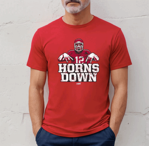 Horns Down For Oklahoma College Fans T-Shirt
