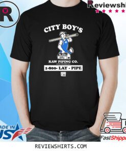 Lay Pipe City Boy’s Raw Piping Co 1-800 Lay Pipe Hoodville Shirt