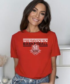 Wisconsin Badgers Women’s Basketball 50 Seasons Tee Shirt
