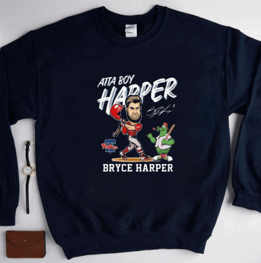 Bryce Harper Philadelphia Phillies Mascot Atta Boy Harper T-Shirt