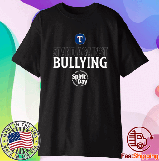 Texas Rangers Stand Against Bullying Spirit Day Shirt