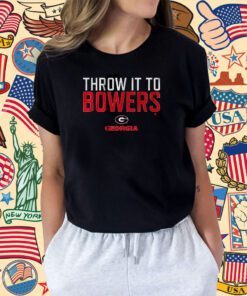 Georgia Football Throw It To Brock Bowers TShirt