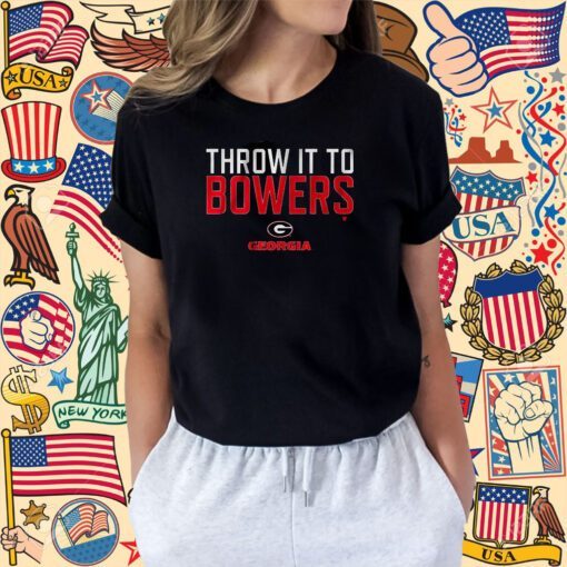 Georgia Football Throw It To Brock Bowers TShirt