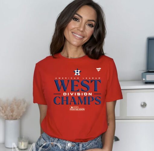 Houston Astros Al West Division Champions 2023 TShirt