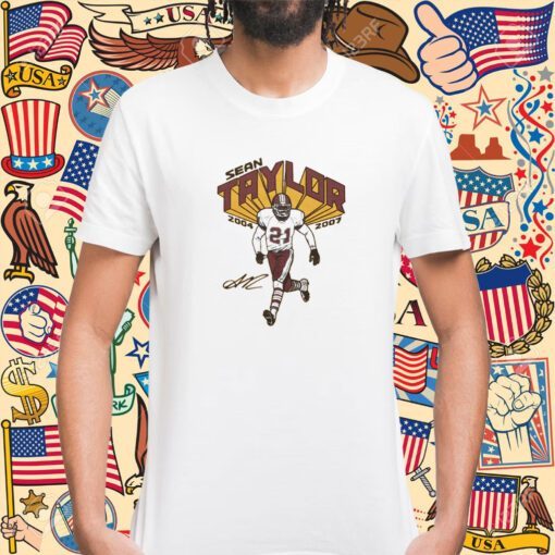 Washington Sean Taylor Signature Tee Shirt