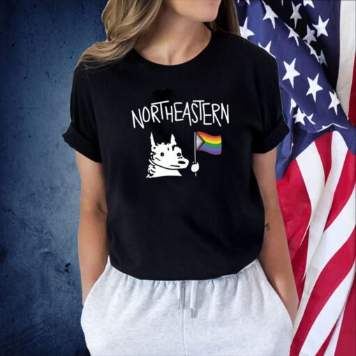 Northeastern Hoosky Pride T-Shirt