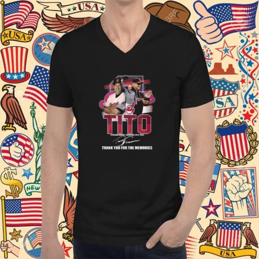 Tito Cleveland Indians Guardians 2013 – 2023 Thank You For The Memories TShirt