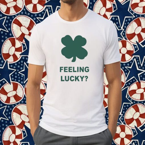 Paul Mescal Wearing Feeling Lucky Tee Shirt