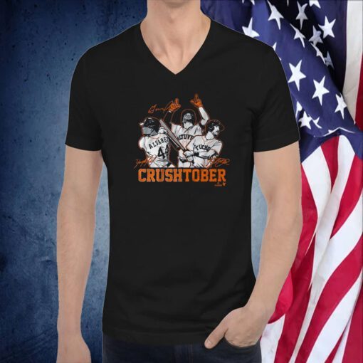 JOSE ALTUVE, YORDAN ALVAREZ AND KYLE TUCKER: CRUSHTOBER TSHIRT