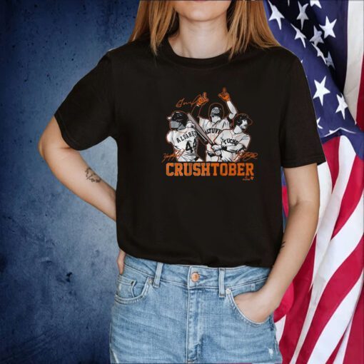 JOSE ALTUVE, YORDAN ALVAREZ AND KYLE TUCKER: CRUSHTOBER TSHIRT