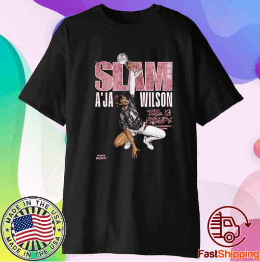 Slam A’ja Wilson Slam 240 Playa Society T-Shirt