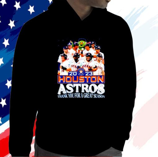 2023 Houston Astros, Thank You, Great Season T-Shirt