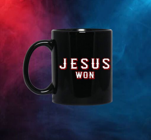 Evan Carter Jesus Won Mug