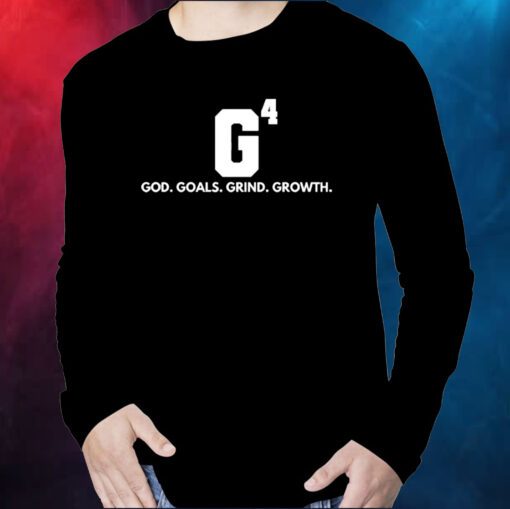 God Goals Grind Growth Long Sleeve Shirt