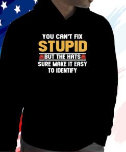 You Can’t Fix Stupid But The Hats Sure Make It Easy To Identify Hoodie