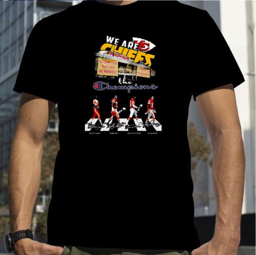 We Are Chiefs The Champions Abbey Road Memories T-Shirt